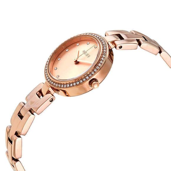 DKNY City Link Quartz Crystal Rose Gold Dial Ladies Watch NY2826 - Picture 8 of 8
